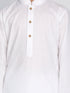 Vastramay Boys' White Kurta And Dhoti Set
